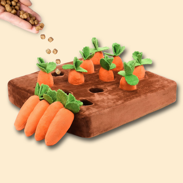 Zburli™ Grădina cu Morcovi – Jucărie interactivă pentru câini și pisici