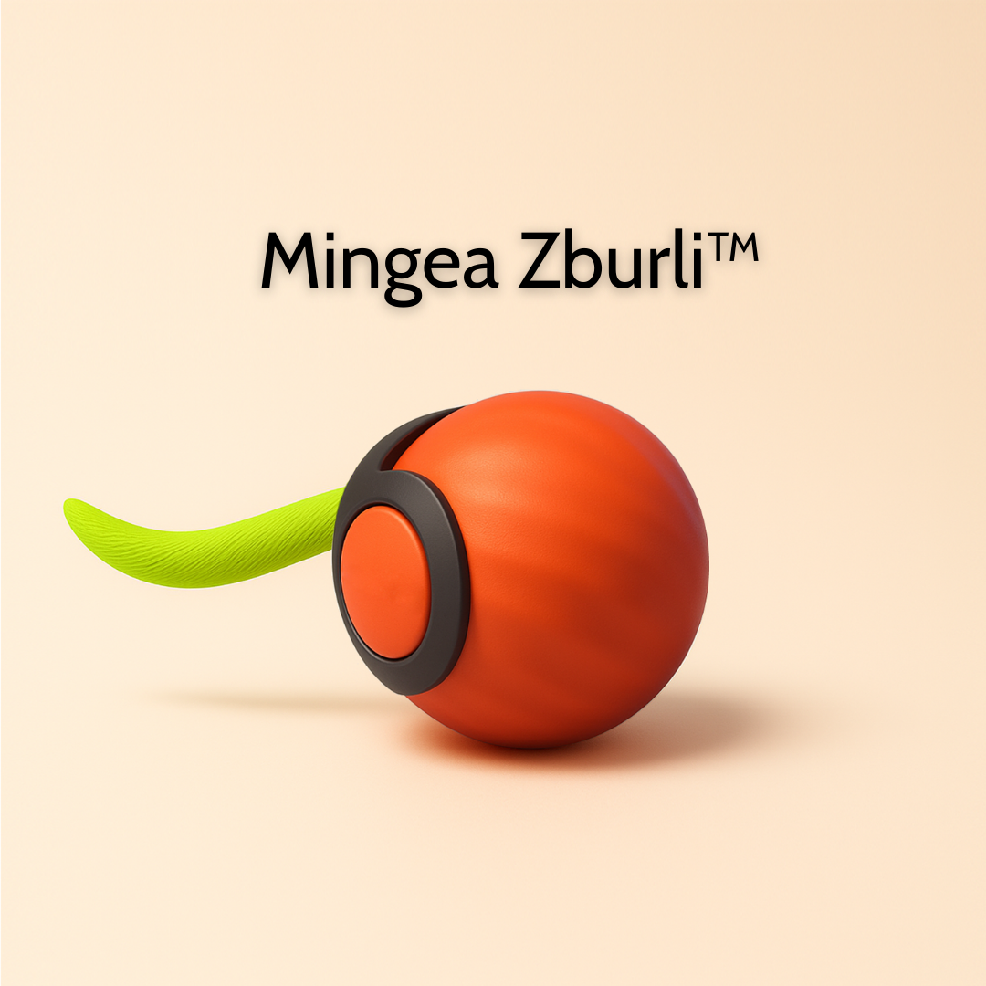 Zburli™ – Mingea interactivă pentru pisici și căței