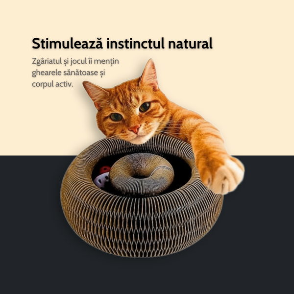 Zburli™ – Jucăria interactivă de zgâriat pentru pisici
